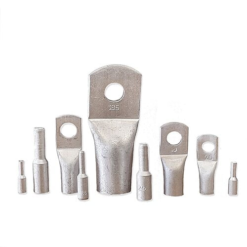 Aluminium cable lugs
