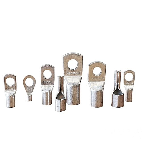 Copper cable lugs