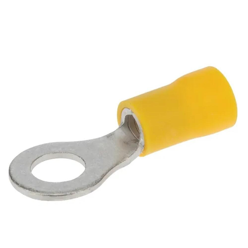 4.6 sq.mm-Crimping Type Insulated Copper Ring Type Terminal Ends | HRI-7090 (Pack Of 10) 4.6 sq.mm-Crimping Type Insulated Copper Ring Type Terminal Ends | HRI-7090 (Pack Of 10)
