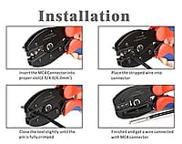 Solar MC4 Crimping Tool for 2.5/4/6mm² Solar MC4 Connector and PV Cable Installation Solar MC4 Crimping Tool for 2.5/4/6mm² Solar MC4 Connector and PV Cable Installation