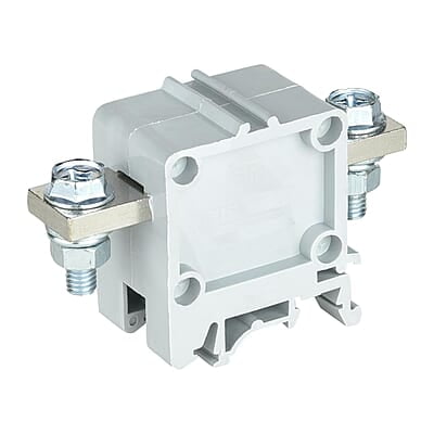 Copy of TERMINAL BLOCK POLYMIDE upto 50 sqmm  - FTS50LP GREY Busbar type