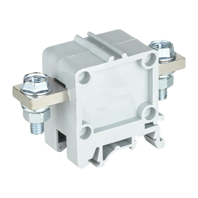 Copy of TERMINAL BLOCK POLYMIDE upto 50 sqmm  - FTS50LP GREY Busbar type