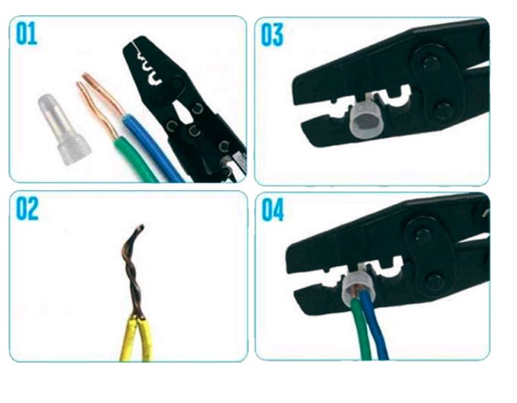 Closed End Cable Cap Crimp Connector - Protective Closed End Wire Terminals (Pack of 10) Closed End Cable Cap Crimp Connector - Protective Closed End Wire Terminals (Pack of 10)