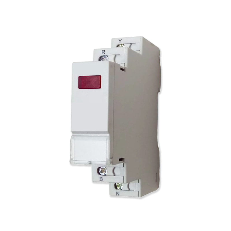 Single Phase LED Indicator Light | Compact 17.5 mm Wide | LED Technology for Long Life| Integrated Front Product Labeling | CE and RoHS complied | GIC Single Phase LED Indicator Light | Compact 17.5 mm Wide | LED Technology for Long Life| Integrated Front Product Labeling | CE and RoHS complied | GIC