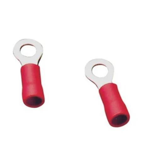 1.5 sq.mm-Crimping Type Insulated Copper Ring Type Terminal Ends | HRI-7063 (Pack Of 10) 1.5 sq.mm-Crimping Type Insulated Copper Ring Type Terminal Ends | HRI-7063 (Pack Of 10)