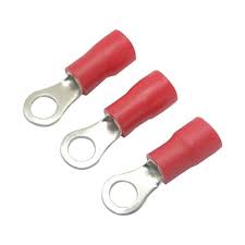 1.5 sq.mm-Crimping Type Insulated Copper Ring Type Terminal Ends | HRI-7063 (Pack Of 10) 1.5 sq.mm-Crimping Type Insulated Copper Ring Type Terminal Ends | HRI-7063 (Pack Of 10)