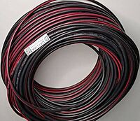 4 sq.mm DC Cable (Black with Red Stripe) 4 sq.mm DC Cable (Black with Red Stripe)