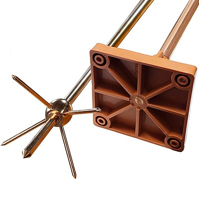 Oscar Copper Bonded Lightning Arrester (Multi Spike)