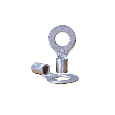 Ring Type Copper Cable Lugs with 8mm Stud Hole -Non Insulated 10 sq mm (10 nos)
