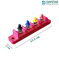 100AMP Standard Connection Plate, PCB Terminal Block For Electrical Panels 4 pole 100AMP Standard Connection Plate, PCB Terminal Block For Electrical Panels 4 pole