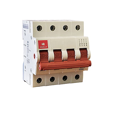 Havells 125A AC MCB Isolator 4 Pole