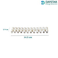 15A PVC Terminal Connector Strip  (15 Amp, Pack of 5)