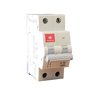 AC MCB DP C-curve Havells (16 Amps)