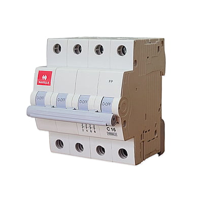 Havells PVC Plastic 16A MCB FP C Curve (White)