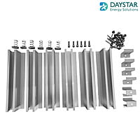 Rooftop Solar Panel Mounting Structure Set - Mono Rail Rooftop Solar Panel Mounting Structure Set - Mono Rail