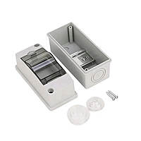 Weatherproof 2-Way MCB Box with Clear Cover (2-Pole)