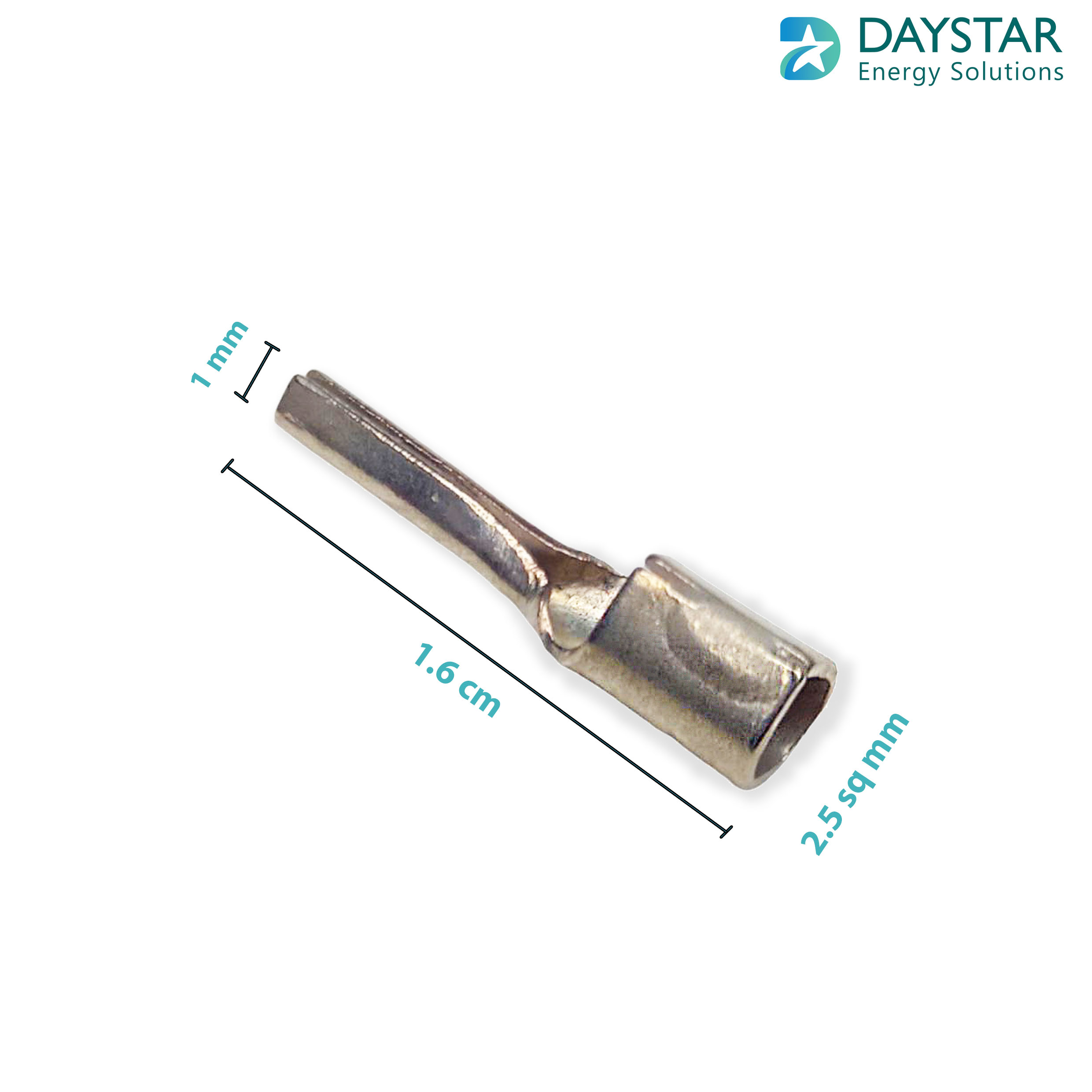 2.5 sq.mm Copper Pin Type Lug - 1 Nos 2.5 sq.mm Copper Pin Type Lug - 1 Nos
