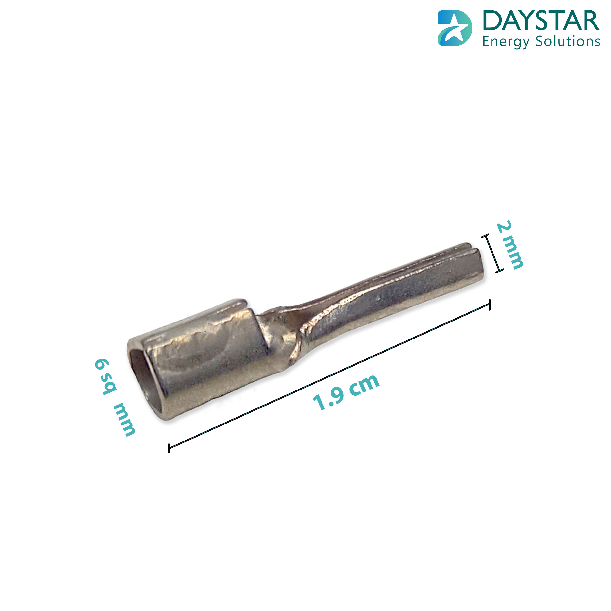 6 sq.mm Copper Pin Type Lug - 1 Nos 6 sq.mm Copper Pin Type Lug - 1 Nos