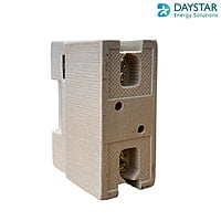 63A - KitKat Fuse Porcelain Brass