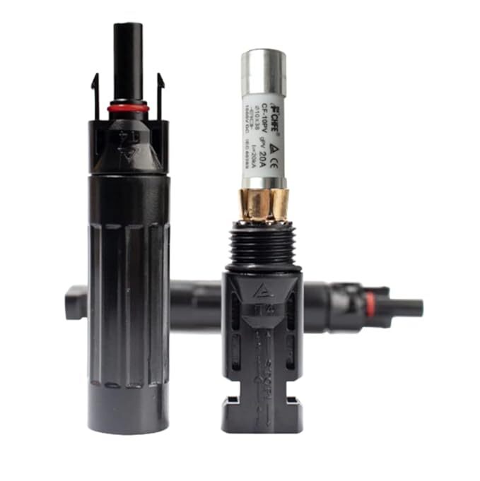 MC-4 in-Line Fuse Connector without Fuse ( Pack of 1) MC-4 in-Line Fuse Connector without Fuse ( Pack of 1)