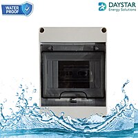 Weatherproof 5-Way MCB Box with Clear Cover (5-Pole)