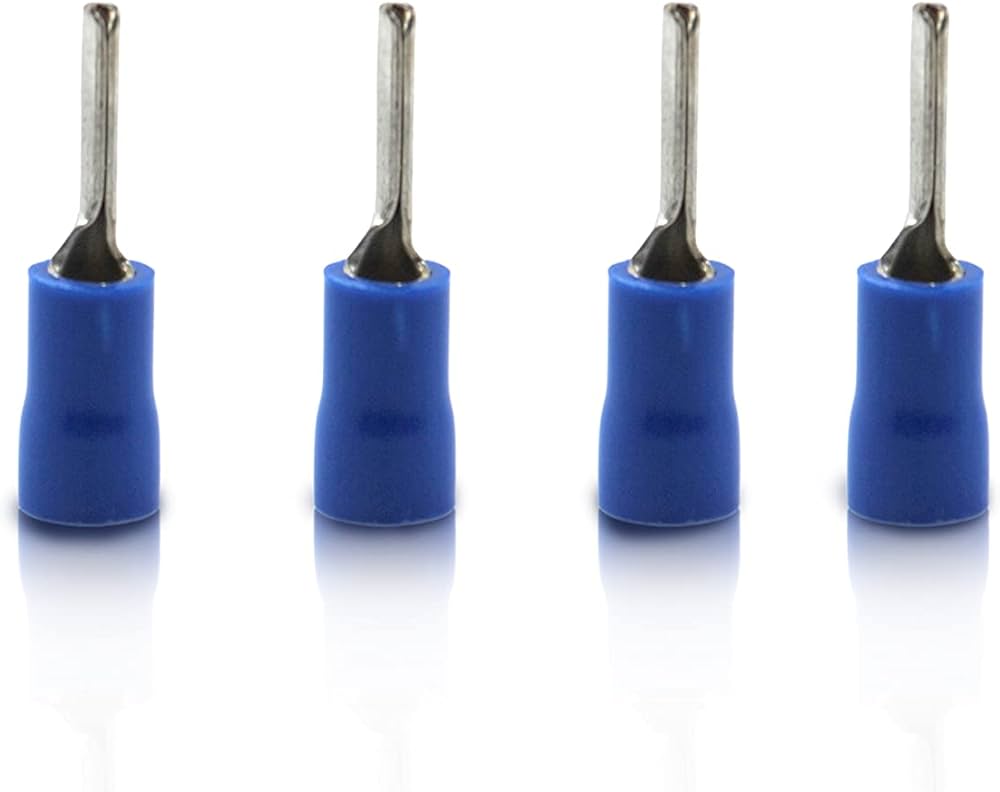 2.5 sq.mm-insulated copper pin type terminal ends | HPI-18 (pack of 10 ) 2.5 sq.mm-insulated copper pin type terminal ends | HPI-18 (pack of 10 )