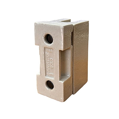 63 AMP Kitkat Fuse Porcelain Brass
