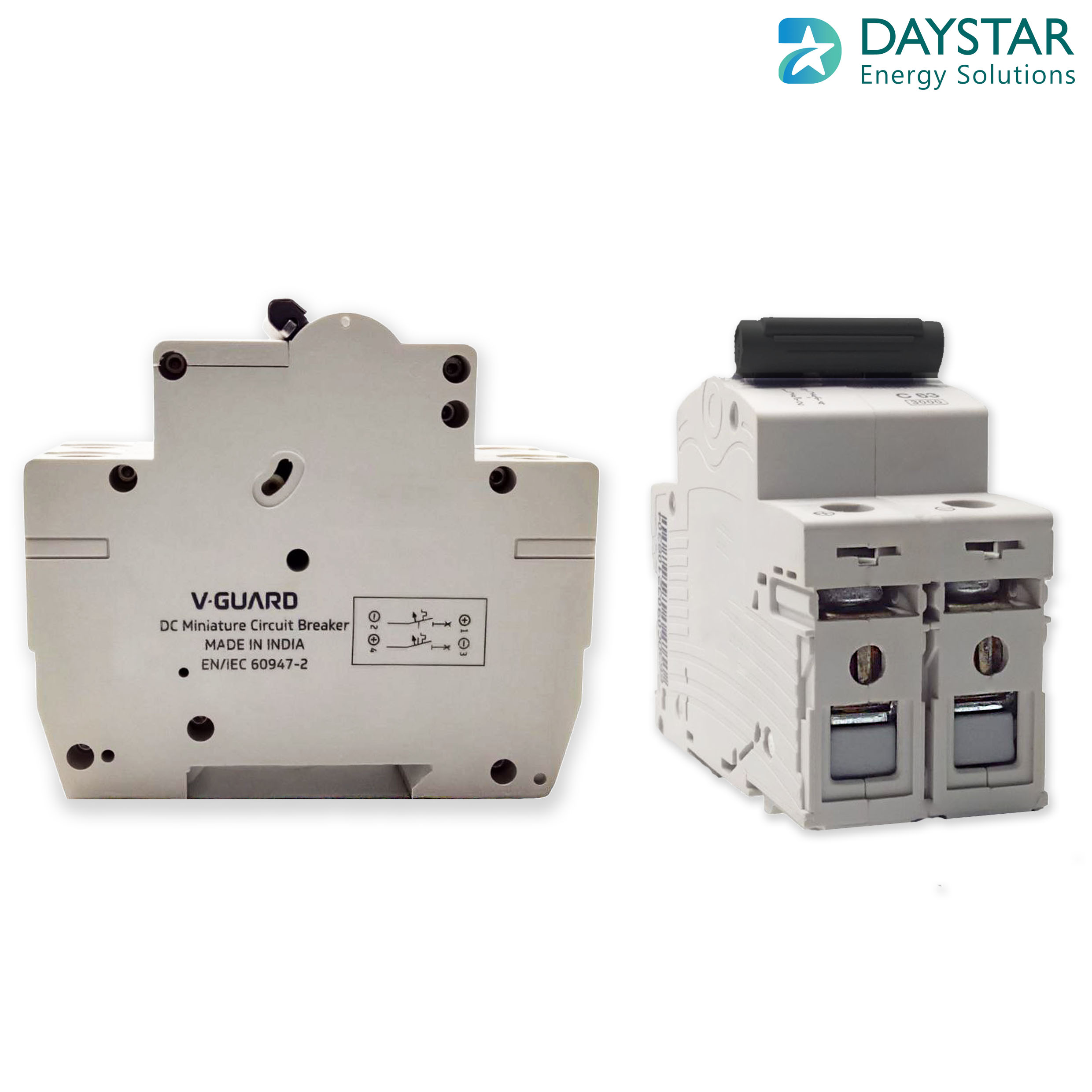 DC MCB, 25 Amp, 2 Pole suitable for Solar Application