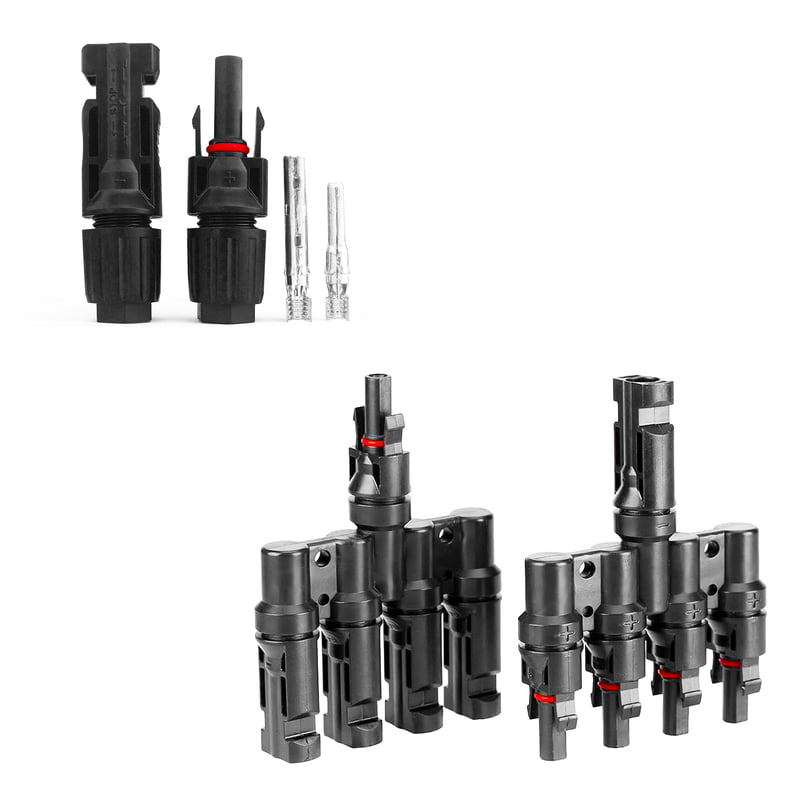 MC4 Branch 4 in 1 T4 Connector with Solar MC4 Connector (1+1 Pair) MC4 Branch 4 in 1 T4 Connector with Solar MC4 Connector (1+1 Pair)