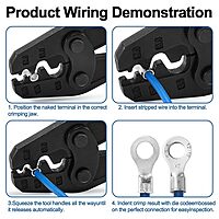 Terminal Crimping Tool HS-16 Use for 1.5-16 mm² (15-5AWG) Terminal Crimping Tool HS-16 Use for 1.5-16 mm² (15-5AWG)