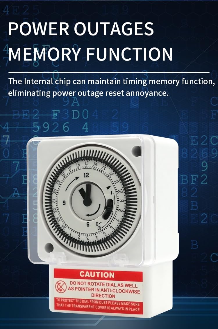 FM/1 QT Quartz Analog Daily Timer Switch, 240V Programmable Dial FM/1 QT Quartz Analog Daily Timer Switch, 240V Programmable Dial