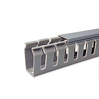 Cable Tray PVC FRLS Type Standard Slot Cable Manager Duct 45MM X 25MM X 100MM Cable Tray PVC FRLS Type Standard Slot Cable Manager Duct 45MM X 25MM X 100MM