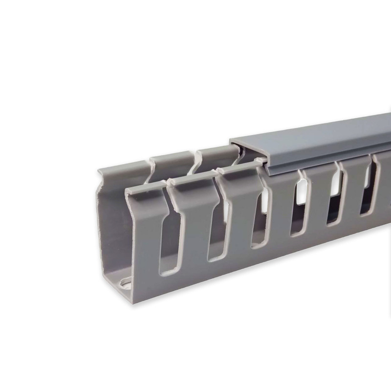 Cable Tray PVC FRLS Type Standard Slot Cable Manager Duct 45MM X 25MM X 100MM Cable Tray PVC FRLS Type Standard Slot Cable Manager Duct 45MM X 25MM X 100MM