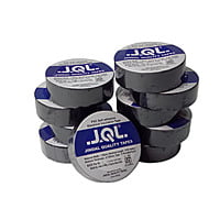 Jindal Quality Tape  PVC Electrical Insulation Tape-Colored Pack of 10 Pieces (Black, 10)