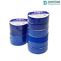 Jindal Quality Tape  PVC Electrical Insulation Tape-Colored Pack of 10 Pieces (Blue, 10)