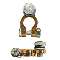 Brass Battery Terminal Connectors, Top Post Battery Terminals Clamp Set for Marine Car Boat RV Vehicles (pack of 4)) Brass Battery Terminal Connectors, Top Post Battery Terminals Clamp Set for Marine Car Boat RV Vehicles (pack of 4))