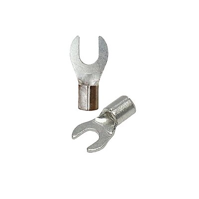 10 sq.mm Copper Ring Fork (U - CUT) Terminal End Lugs