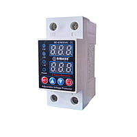 Automatic Over/Under Voltage and Over Load Protection (Adjustable Setting) with Auto Re-Connect 63A Automatic Over/Under Voltage and Over Load Protection (Adjustable Setting) with Auto Re-Connect 63A