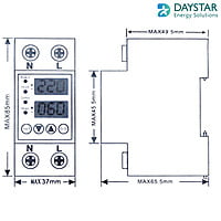 63A 230V Digital Energy Meter  Weather-Proof Mount