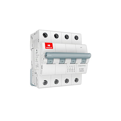 Havells PVC Plastic 63A MCB FP C Curve (White)