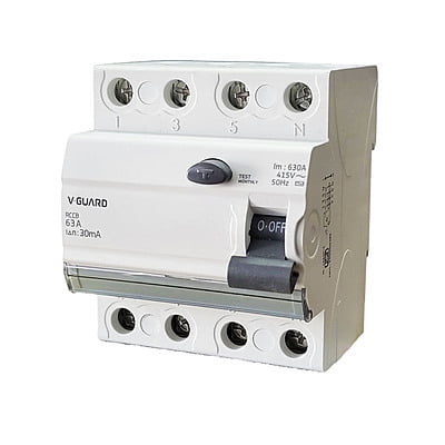 63A/30mA Three Phase Circuit Breaker RCCB RESIDUAL CURRENT CIRCUIT BREAKER