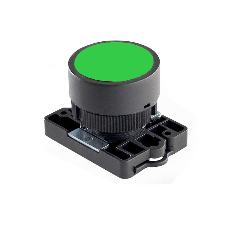 22.5mm PLASTIC PUSH BUTTON GREEN 22.5mm PLASTIC PUSH BUTTON GREEN