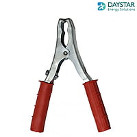 Heavy Duty Crocodile  Battery Clamp Jumper Cable Clamp (100 AMP) Set of 2 Pieces (Red and Black)
