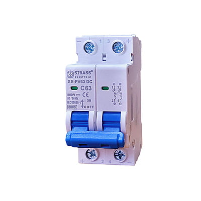 DC MCB 2 Pole 63 amp 800V (MCB Only)