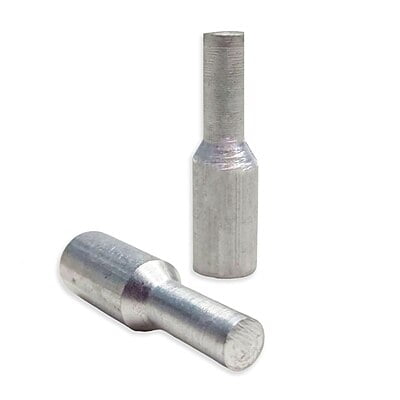 10sqmm Aluminium crimping pin type lugs – (pack of 10 Nos)