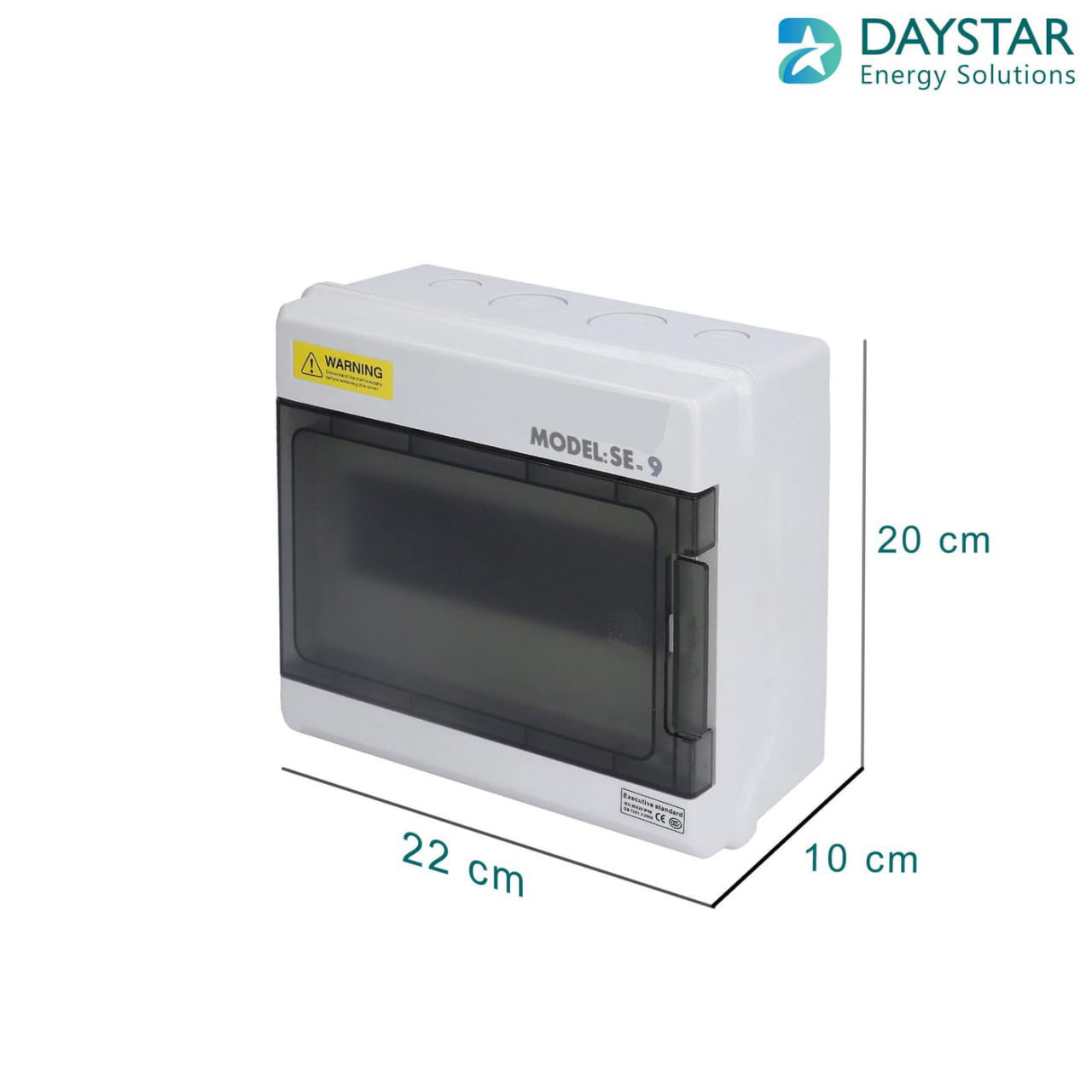 Weatherproof 9-Way MCB Box with Clear PVC Enclosure and Open-Type Cover for Outdoor Power Distribution (9-Pole) Weatherproof 9-Way MCB Box with Clear PVC Enclosure and Open-Type Cover for Outdoor Power Distribution (9-Pole)