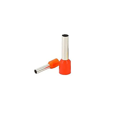 Insulated Cord Pin End Terminal orange (10 nos)