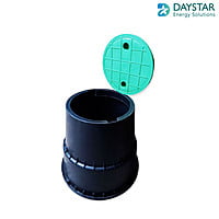 Lightning Earth Inspection Pit Chamber UV Stable Polymer Material Round Type Lightning Earth Inspection Pit Chamber UV Stable Polymer Material Round Type