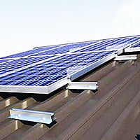 Rooftop Solar Panel Mounting Structure Set micro Rooftop Solar Panel Mounting Structure Set micro