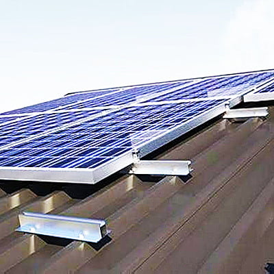 Rooftop Solar Panel Mounting Structure Set micro